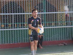 Tingkatkan Kesehatan Sekaligus Keceriaan, Warga Binaan Lapas Pekanbaru Semangat Bermain Voly