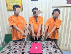 Polsek Tambang Tangkap Tiga Pelaku Narkoba di Desa Rimbo Panjang