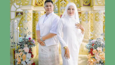 Danramil dan Wali Nagari Jadi Saksi Pernikahan Kevin dan Tania
