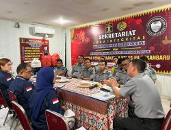 Wujud Pemenuhan Hak Pelatihan Kemandirian Warga Binaan, Lapas Pekanbaru Gelar Rapat Perencanaan