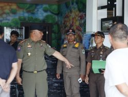 Sat Pol PP siak sidak di Green Hotel Tualang, ditemukan pelanggaran disanksi teguran Pemkab Siak