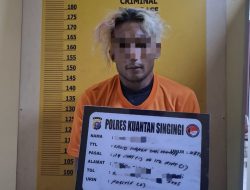Tim Mata Elang Polres Kuansing Bekuk Pengedar Shabu di Sungai Keranji, 11 Paket Diamankan