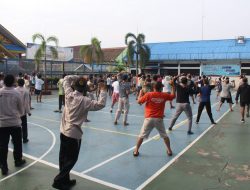 Sabtu Sehat Sabtu Semangat, Warga Binaan Lapas Pekanbaru Rutin Laksanakan Senam Bersama