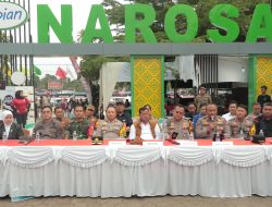 Polda Riau Gelar Konferensi Pers Pengamanan Pacu Jalur 2025 di Kuansing