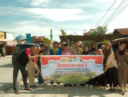 Penanaman Pucuk Merah oleh Kelompok 67 KKN MAs di Dusun Batin Pandan, Kampung Buatan II, Koto Gasib.