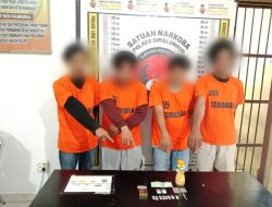 Tindakan Tegas Sat Narkoba Polres Simalungun Berantas Narkoba Dukung Program Presiden Prabowo, Empat Pelaku Diringkus dalam Operasi Dini Hari