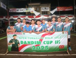 Final Dandim Cup 2025 Pecah! Ribuan Penonton Histeris, Eka Mandiri Jaya Raih Juara 1