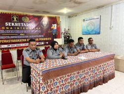 Rapat Bersama Kakanwil Dijen Pas Riau Tekankan Integritas ASN dan Komitmen dalam Mendukung Program akselerasi Kemenimipas dalam membangun kemandirian pangan.