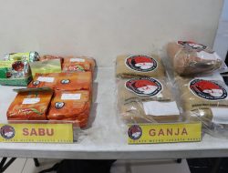 8,7 Kg Sabu dan 6,2 Kg Ganja Dimusnahkan Polres Metro Jakarta Barat