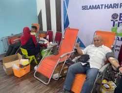 GM Pelindo Regional 1 Pekanbaru Ikuti Donor Darah, Sempena Hari Perhubungan Nasional 2025