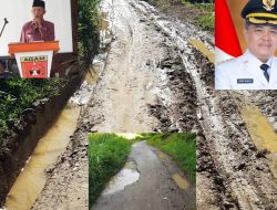80 Tahun Merdeka, Pengaspalan Jalan Jorong Lurah Dalam Hanya Omong Kosong