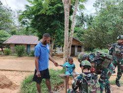 Satgas Yonif 123/Rajawali Gelar Patroli Pelayanan Kesehatan di Kampung Sahapikya, Distrik Venaha