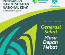 Hari Kesehatan Nasional ke-61: “Generasi Sehat, Masa Depan Hebat” Jadi Seruan Moral untuk Indonesia