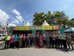 Bupati Sijunjung Tinjau Posko Pelayanan Di Jalinsum Palangki, Pastikan Arus Mudik Lebaran Aman dan Lancar