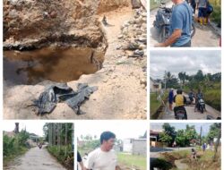 Warga Purwodadi Gotong Royong Bersihkan Drainase, Desak Developer Segera Perbaiki Gorong-Gorong Rusak