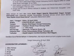 LHP Terbit! Wali Nagari Ogah Mundur, Anak Nagari Demo