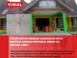 Ketua Baznas Limapuluh Kota Bantah Ajukan Proposal Hibah 3,7 Milyar, Nah Lho…!