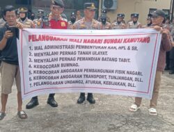 Gelar Aksi Damai Anak Nagari Sungai Kamuyang Bentangkan 7 Tuntutan