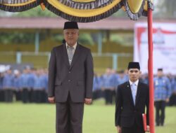 Upacara Hari Otonomi Daerah di Sijunjung Berlangsung Khidmat, Sekda Jaheri : Sinergi Jadi Kunci Pembangunan Nasional