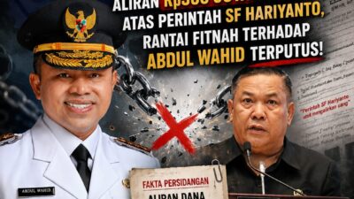 Bongkar Fakta Sidang PUPR Riau: Aliran Rp300 Juta Bergerak Atas Perintah SF Hariyanto, Rantai Fitnah Terhadap Abdul Wahid Terputus!