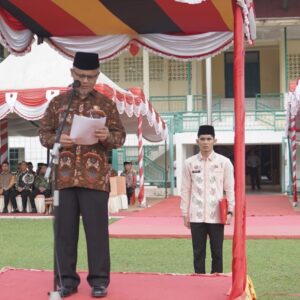 Dipimpin Sekda Jaheri, Pemkab Sijunjung Gelar Upacara Peringatan Harganas ke-33