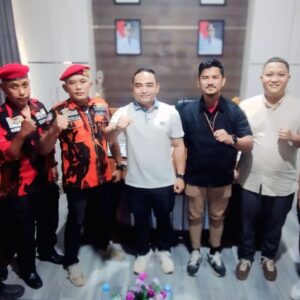 KOTI MPC Pemuda Pancasila Kota Pekanbaru Jalin Silaturahmi dan Audiensi dengan Camat Sukajadi