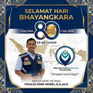 Momentum Hari Bhayangkara ke-80, Ketua DPW IYE Riau: Polri Harus Semakin Profesional, Humanis, dan Menjadi Garda Terdepan Penegakan Hukum