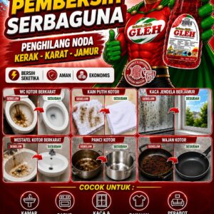 Gleh Si Raja Pembersih, Harga Murah Hasil Nyata, “Kerak Hilang Uang Pun Datang