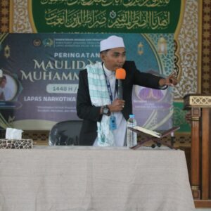 Gelar Maulid Nabi 1448H, Lapas Narkotika Rumbai datangkan Ustadz Sarwan Kelana   