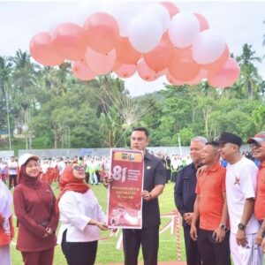 Launching Semarak HUT Ke-81 RI di IV Nagari, Bupati Benny Dwifa Ajak Masyarakat Perkuat Persatuan dan Nasionalisme