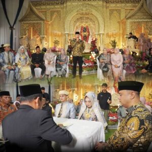 Saksi Nikah Nova dan Yogi, Bupati Benny Doakan Jadi Keluarga Samawa