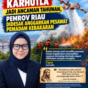 Karhutla Jadi Ancaman Tahunan, Pemprov Riau dan Pemerintah Pusat Didesak Anggarkan Pesawat Pemadam Water Bombing